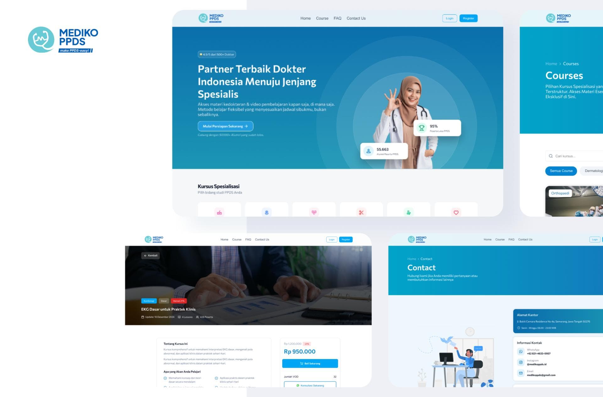 Mediko PPDS UI/UX Redesign preview